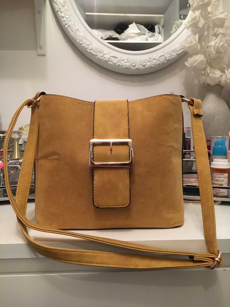 new look mustard handbag